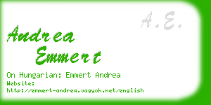 andrea emmert business card